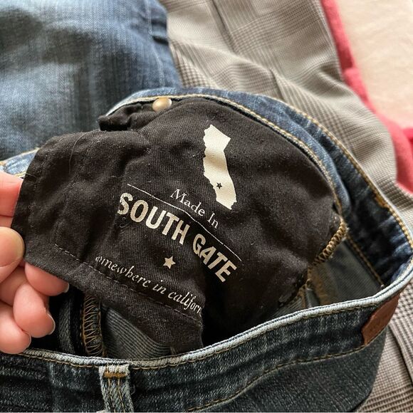 Ag Adriano Goldschmied Blue Skinny Jeans with Distressed Finish the Aubrey Sz 30 - Picture 4 of 7